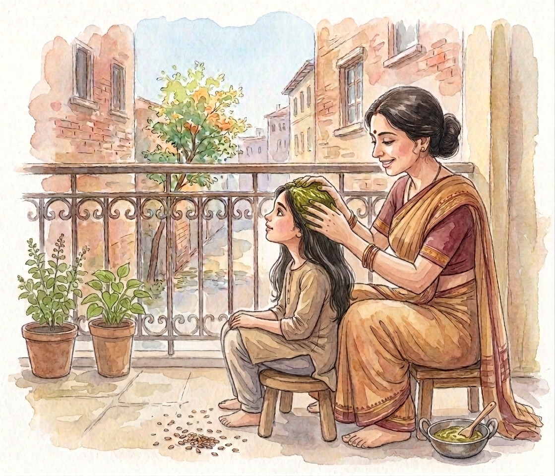 Traditional herbal hair care
